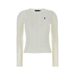 POLO RALPH LAUREN 흰색 면 스웨터 211971869 007