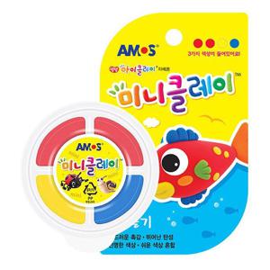 작은클레이 아모스 미니 클레이 만들기 물고기 1P 점토 미술놀이
