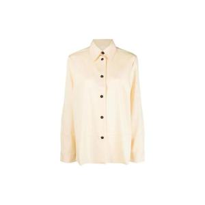 25 FW 질샌더 콘트라스트 버튼 울 셔츠 J04DL0004J40003 TP433170859