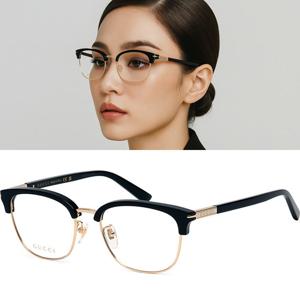 구찌 안경테 GG1901OA 001 명품 하금테 안경 남자 여자 아시안핏
