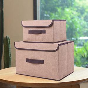 접이식 패브릭 소품 정리박스 세트