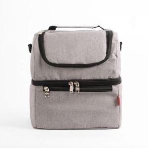 2단 그레이 13L 아이스백 보냉백 보온백 보온보냉