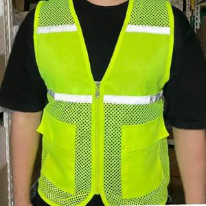 망사 반사띠 작업용 조끼 형광 105