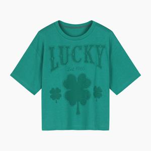 [베네통]럭키 프린팅 오버핏 반팔 티셔츠 (BATS14511)