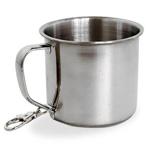 스텐컵 영스타 스텐201 250ml 캠핑컵 고리형 등산컵