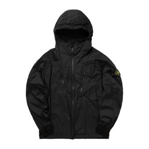 스톤아일랜드 와펜 패치 패커블 자켓 블랙 801540425 V0029