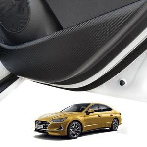 소나타DN8 카본 도어커버 스크래치방지몰딩