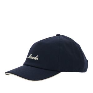 몽클레어 로고 자수 어드저스터블 스트랩 베이스볼 캡 3B000070