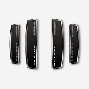 렉스턴 블랙 쉴드 엠블럼 도어가드