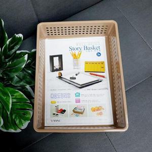 웰빙스토리바스켓 3호 브라운