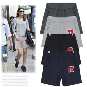 여자 데일리 편한 3부 트레이닝 밴딩 팬츠 반바지