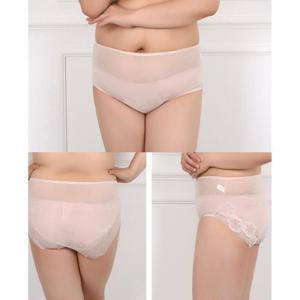 살짝 비치는 큰사이즈 노라인 레이스팬티