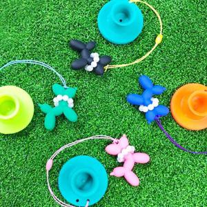 턴트 파크골프티 풍선강아지 티걸이포함 단품