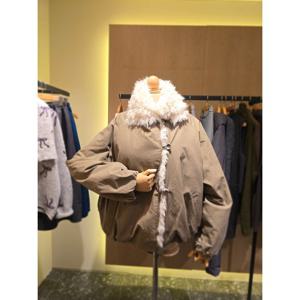 [러브앤쇼] 투웨이 배색 퍼 점퍼 GCFLGJP05