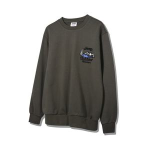 [지프] 아웃도어 베어 맨투맨(JP1TSU843KH)