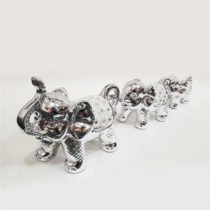 보석 등자 코끼리 장식소품 1040-1 실버 코끼리장식 풍수소품 코끼리소품 풍수인테리어