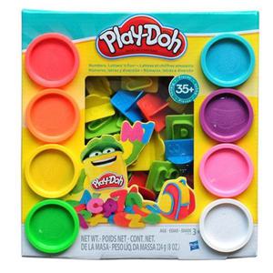 플레이도 클레이 숫자와 알파벳 놀이 (21018) 찰흙 도우 점토놀이