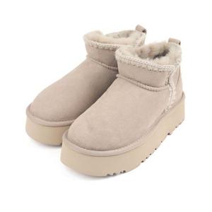 [토박스] (230-255mm) 오즈어그웨어 어덜트 에스키모 플랫폼 미니부츠 베이지 OZWCF4TSPB11BEI