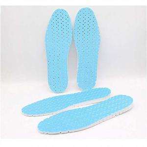 여성 통풍성 여름 신발 기본깔창 하늘색 키높이 1.3cm