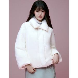 La Belle (라벨르) 여성 캐시미어 숏 코트 다운 자켓 DWW25560