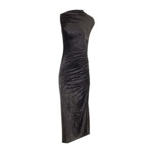 릭오웬스 릴리스 스트레치 벨벳 개더링 원피스 LI02D5524 09