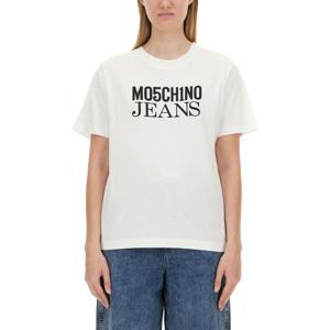 모스키노 로고 반팔티셔츠 07068237_1001