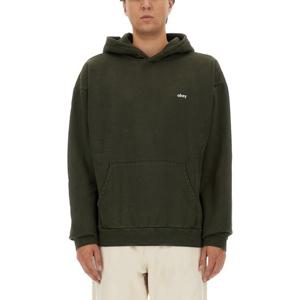 오베이 로고 후드티셔츠 112470194 PIGMENTROSIN