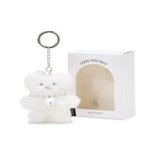 [질스튜어트] 키링BEST 화이트 보우베어 키링 겸 참장식 JAHO4F890WT