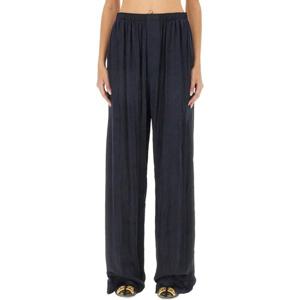 발렌시아가 오버사이즈 핏 실크 파자마 팬츠 681822 TRN041083