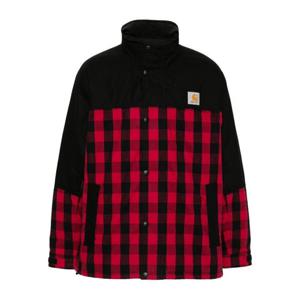 준야와타나베 체크 패턴 스냅 클로저 재킷 WNJ906100 1