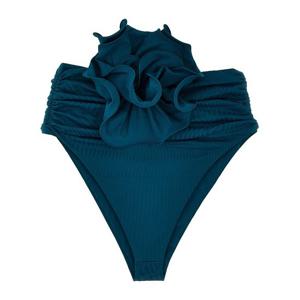 마그다부트림 하이웨이스트 플로럴 러플 비키니 브리프 311525