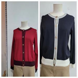 올리비아하슬러 DP01 라운드넥 기본 가디건 OHFSW201