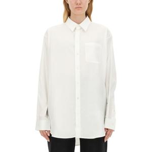 헬무트랭 체스트 포켓 오버사이즈 셔츠 O01HW501_100