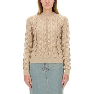 모스키노 케이블 니트 울 블렌드 크루넥 스웨터 09125404 0007