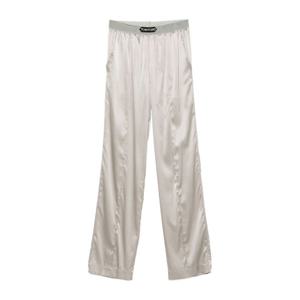 톰포드 라이트 그레이 실크 파자마 팬츠 PAW397 FAX881IG606