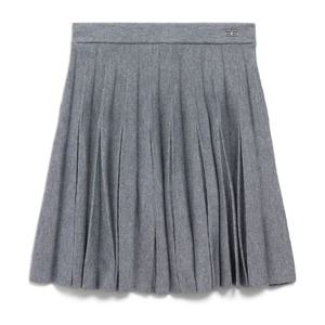 발렌시아가 울 A라인 플리츠 스커트 849982T1757 1167