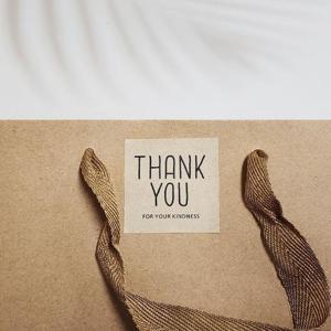 사각 땡큐 스티커 크라프트