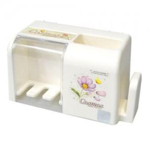 코스모스 칫솔걸이 소 칫솔꽂이 칫솔거치대 칫솔보관