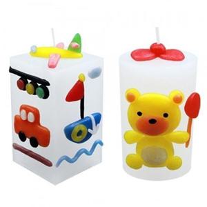 꼬마파라핀양초 꾸미기세트 10인용 파라핀양초 꼬마 만들기 양초 이야코