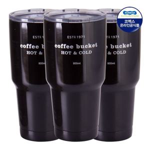 코멕스 THE 큰 텀블러 블랙 800ml X 3개