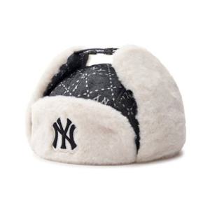M MLB모자 NQK 7AWMMD136-50BKS 다이아 모노그램 자카드 고소모 NY