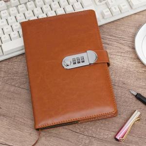 빈티지 비밀번호 다이어리형 노트 A5 유선 비밀일기장