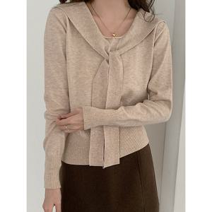 [예쎄](예쎄) 타이넥 솔리드 니트(S5WKN031A)