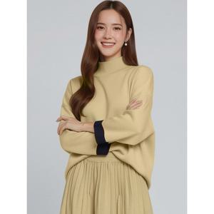 [레코브](레코브) 배색 폴라 니트(LC61D2KN505S)