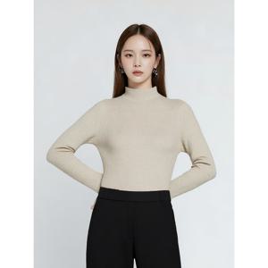 [레코브](레코브) 하프넥 골지 니트(LC31D1KN503X)