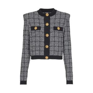 발망 버튼 데님 재킷 GF1KL000KJ48