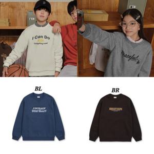 [폴햄키즈]공용 플리스기모맨투맨 pkf4tr3012 DG