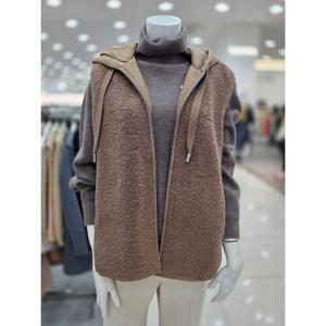 [더아이잗]후드 집업 베스트 IRCM0VT801BR10