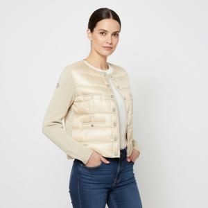 몽클레르   25FW 몽클레어 9B00026M1131 포켓 트리콧 로고 니트 패딩 가디건