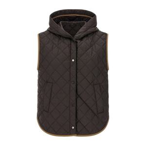 브루넬로쿠치넬리 스냅 버튼 후드 패딩 조끼 MR4057999 C2126